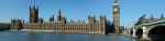 Panoràmica del Big Ben i el Westminster Palace