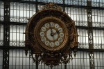 Rellotge a l'interior del museu d'Orsay. Avui com que és el primer diumenge del mes (o alguna cosa així) ens deixen entrar gratis!