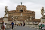 Castel Sant'Angelo. Un pont magnífic ens hi porta.