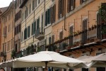 Detall de les façanes de la Piazza Navona